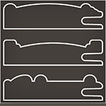 700 & 900 Miter Stile and Rail Profiles